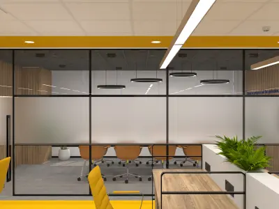Modern Conference Room 10 pax 3D model