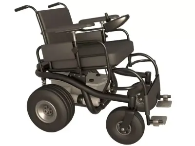 Powered Wheelchair 3D model