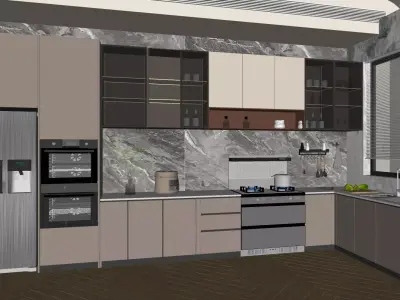 Italian   style kitchen 3D model