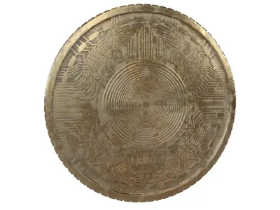 Amp Coin v7 006 3D model