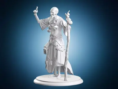 Mages Ornate Robes 3D print model