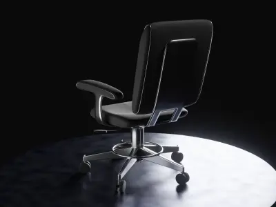Simple Office Chair 3D model
