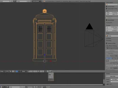 police-box police box 3D model