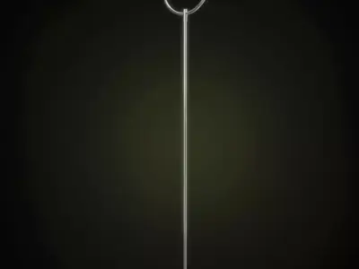 Modern Minimalist Metal Lamp 3D model