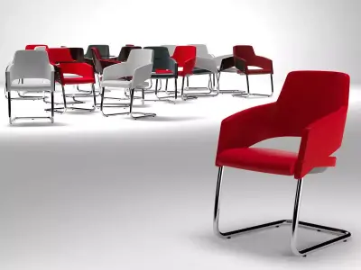 M - group of chairs 3D model