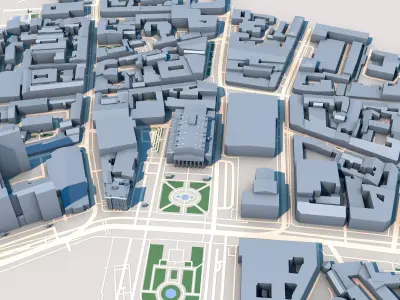 Bolshoi Theatre Moscow Russia 3D model