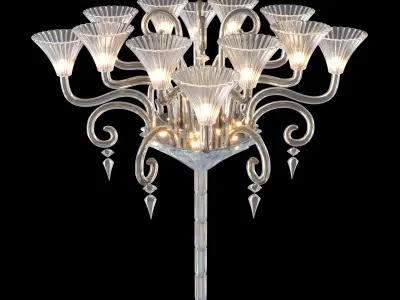MILLE NUITS FLOOR CANDELABRA  12L HSH 3D model