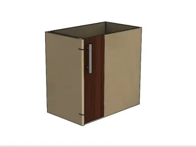 Kitchen Corner Unit - Mechanism 3D model