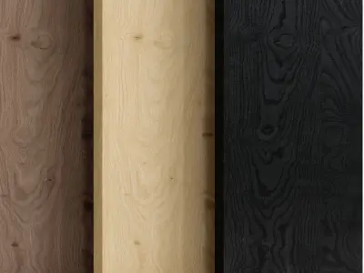 Oak Knotty 2 wood with 5 materials Texture