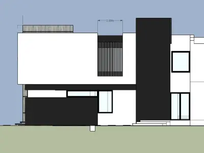 modern house 3D model 52