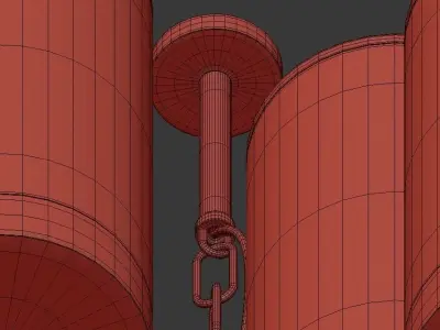 Kelly Wearstler LIAISON TWO TIER Chandelier 18 3D model