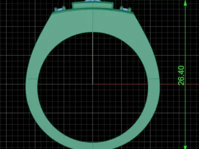Jewelry ring 322 3D print model purchase