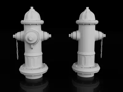 Fire Hydrant 3D model
