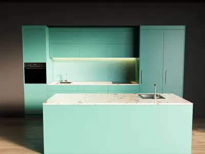 65-Kitchen5 matte 6 3D model