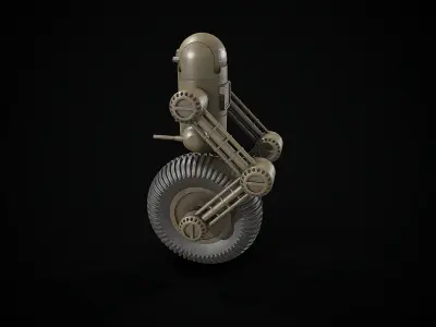 Recon dron Low-poly 3D model