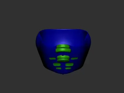 helmet high poly sculpt 3d printable ver 7 3D model 3D model 200
