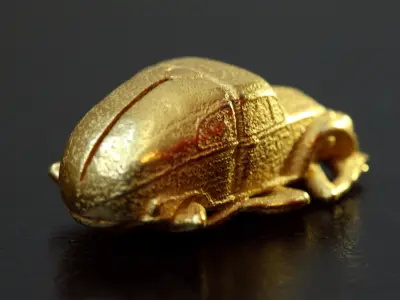 VW Beetle Scarab Pendant 3D print model