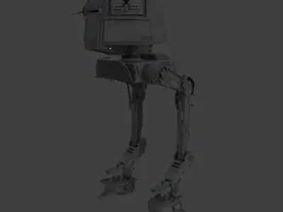 AT-AC Styalized Low-poly 3D model