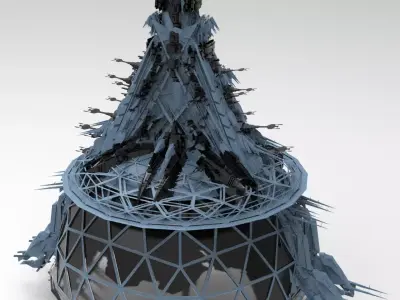 Alien Energy Pylon Facility  3D model