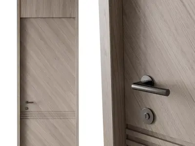 Door set 01 3D model
