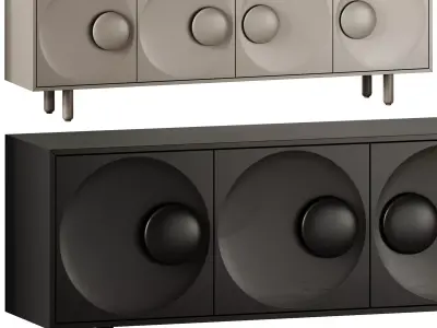 Morica Design Bardot 4 doors sideboard 3D model