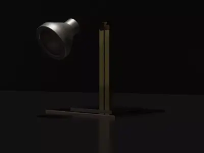 Metalic Lamp  3D model