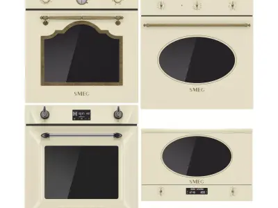 SMEG ovens collection 3D model