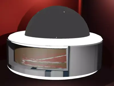 Futuristic Sci Fi Spaceship 3D model
