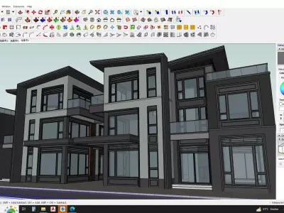 Villa 3d model free download 3D model