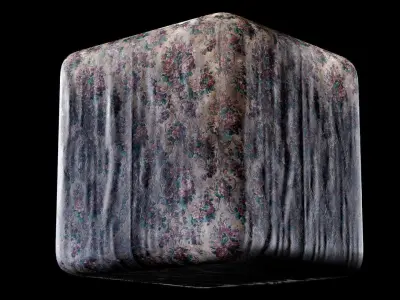 VintageWallpaperPack Low-poly 3D model