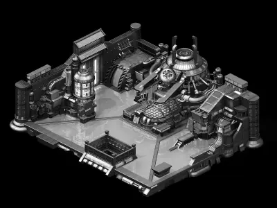 Crystal Palace - Academy of Sciences Indoor 3D model