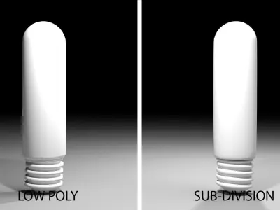 Light Bulb - Tubular 3D model