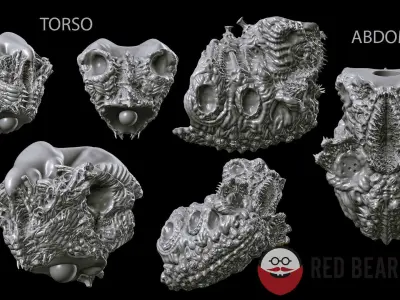 Xenoteras Titan 3D print model