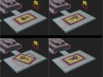 Landing Lot 3D model