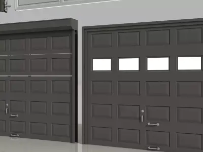 Metal Door Roller Shutter 3D model
