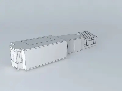 Victorian London Terrace House - small bedroom 3D model