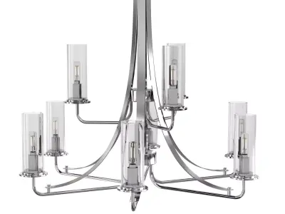 Progress Lighting Riley chandelier 3D model