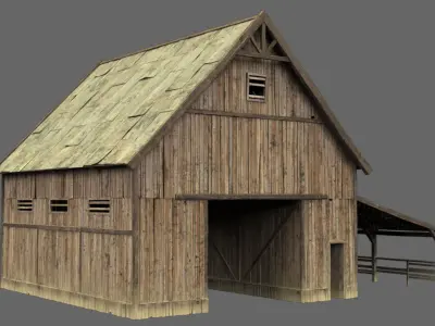 Barn 01 3D model