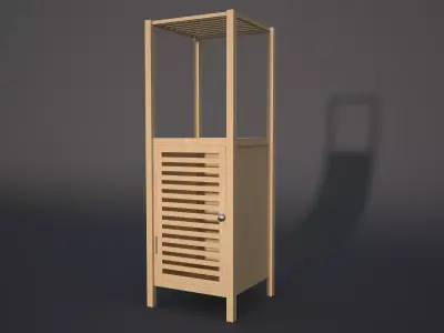 Wooden Cupboard 3D model purchase