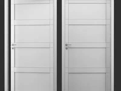 Interior door 02 3D model