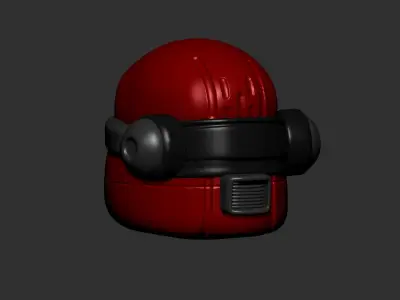 helmet high poly sculpt 3d printable ver 7 3D model 3D model 81