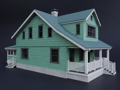 House01 Low-poly 3D model
