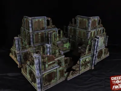 Damocles City Builder - Industrial Voltria - Modular Buildings 3D print model