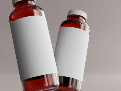 Juice Product Visualisation 3D model