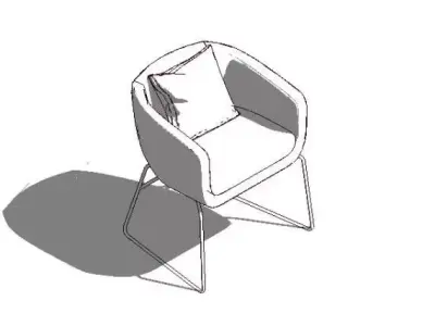 chair rvt 3D model purchase