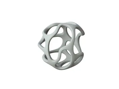 SciFi Cube Object No 39599 Low Poly Shape Texture
