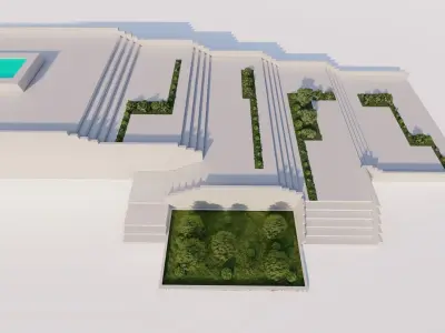 park-public park-Private Park Landscape Urban 3D model