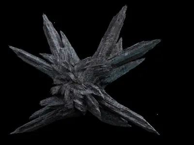 Crystal Alien Monolith crystals  3D model