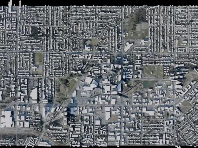 Surrey - Canada 3D model