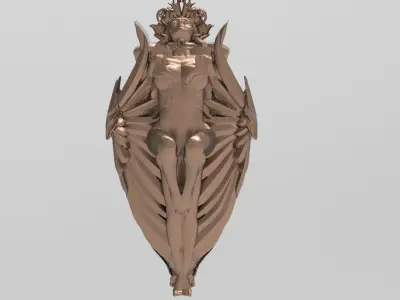 Archon statue 2 3D model